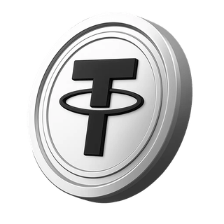 Icona di Tether USDT visualizzata nell'area dei dettagli dell'account